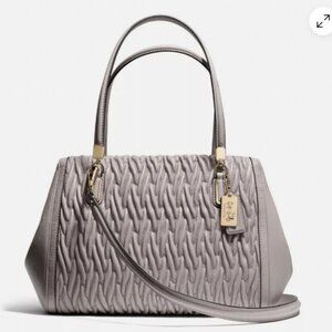 Coach MADISON GATHERED LEATHER SATCHEL
